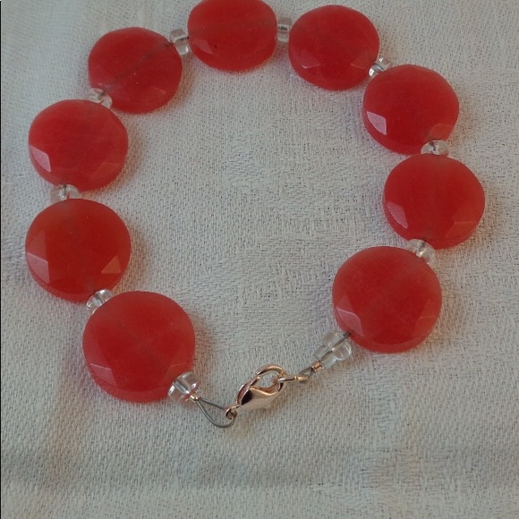 Lovely bracelet with semi-precious stones - Picture 2 of 6